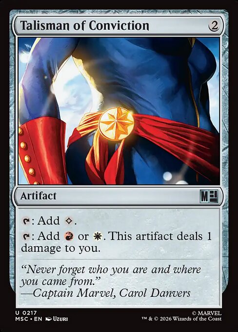 MSC: Talisman of Conviction