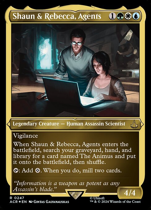 ACR: Shaun & Rebecca, Agents (Foil Etched)