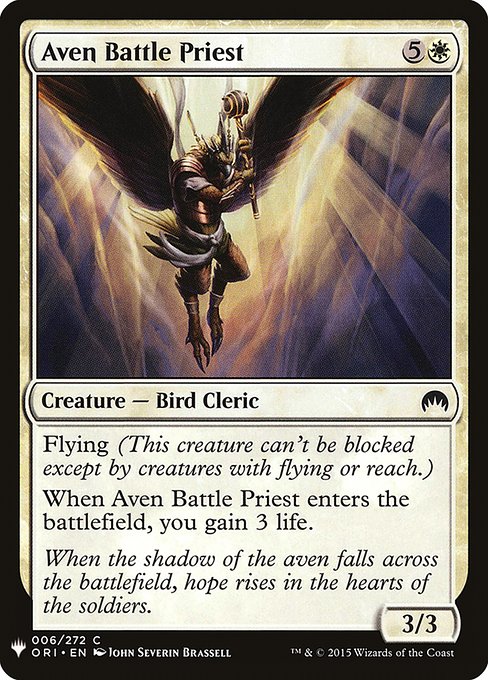 PLST: Aven Battle Priest