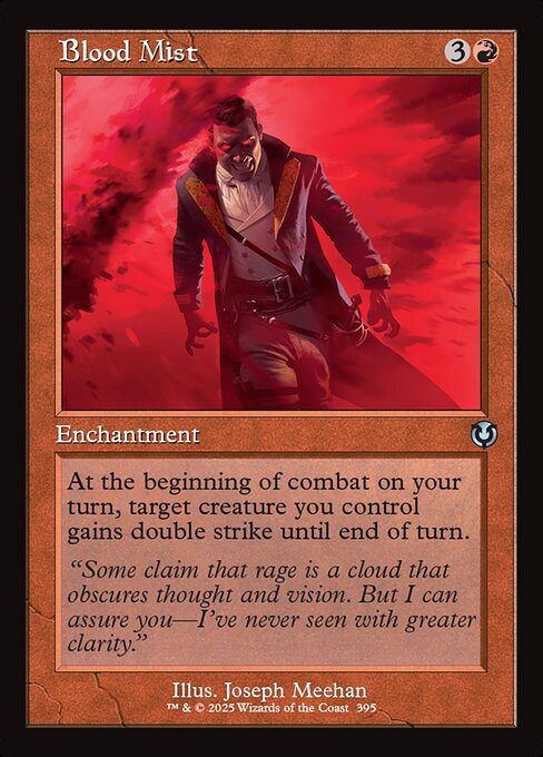 INR: Blood Mist (Retro Frame) (Foil)