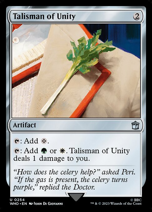 WHO: Talisman of Unity