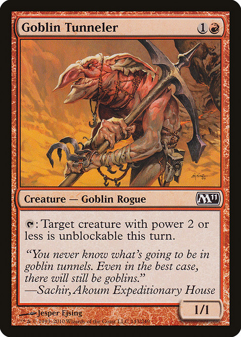 M11: Goblin Tunneler (Foil)