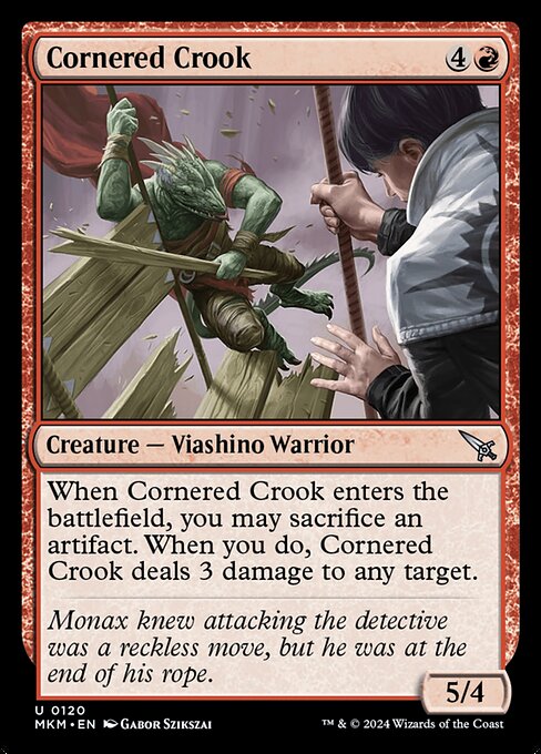 MKM: Cornered Crook (Foil)