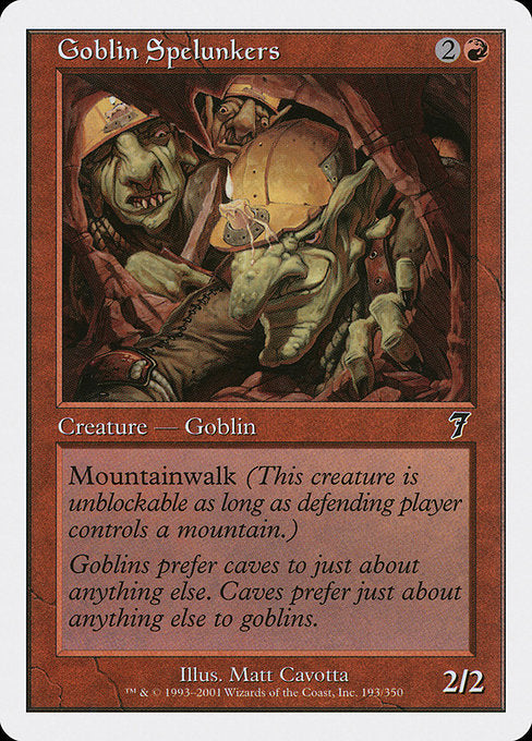 7ED: Goblin Spelunkers