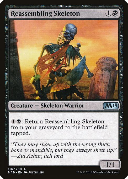 M19: Reassembling Skeleton (Foil)