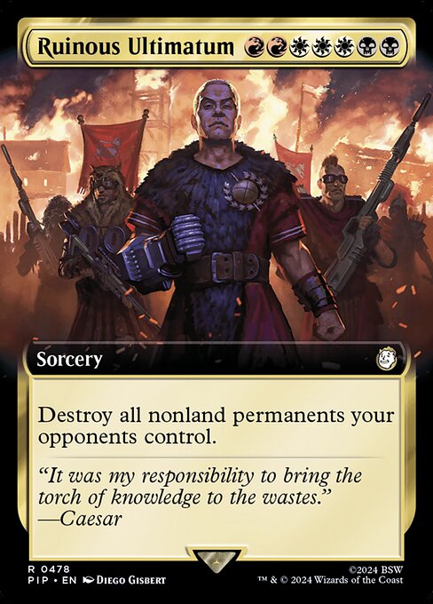 PIP: Ruinous Ultimatum (Extended Art) (Foil)