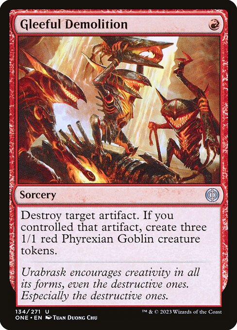 ONE: Gleeful Demolition (Foil)