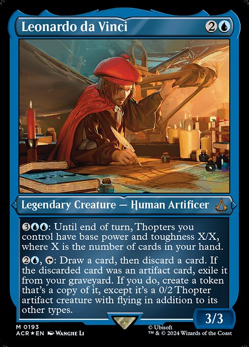 ACR: Leonardo da Vinci (Foil Etched)