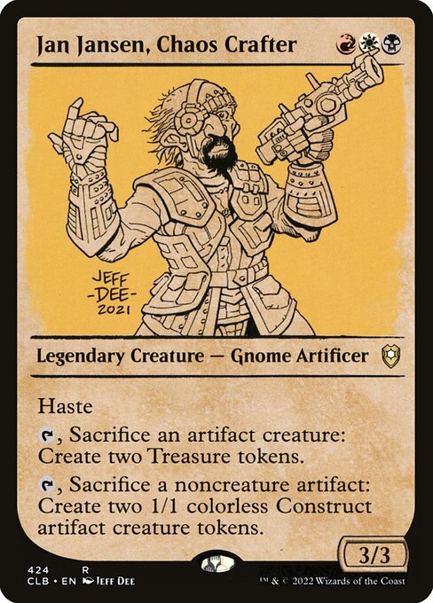 CLB: Jan Jansen, Chaos Crafter (Showcase) (Foil)