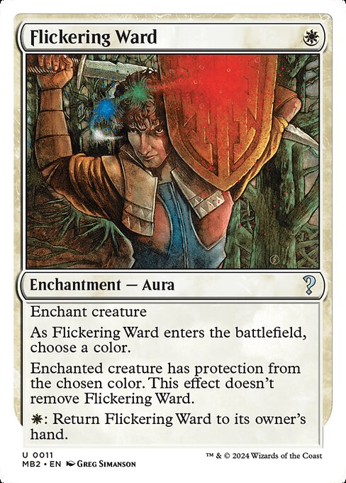 MB2: Flickering Ward (White Border)