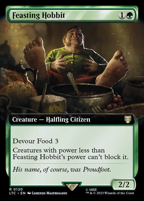 LTC: Feasting Hobbit (Extended Art)
