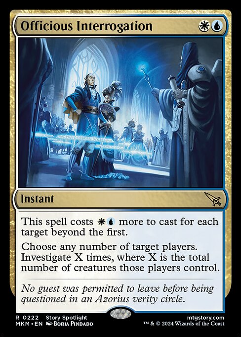 MKM: Officious Interrogation (Foil)