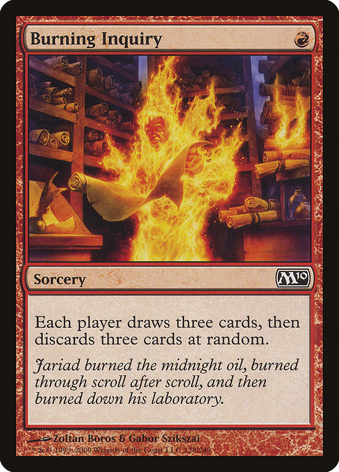 M10: Burning Inquiry