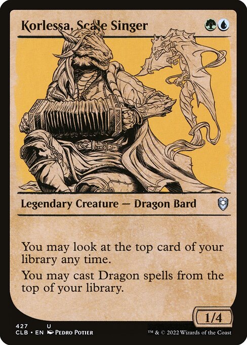 CLB: Korlessa, Scale Singer (Showcase) (Foil)