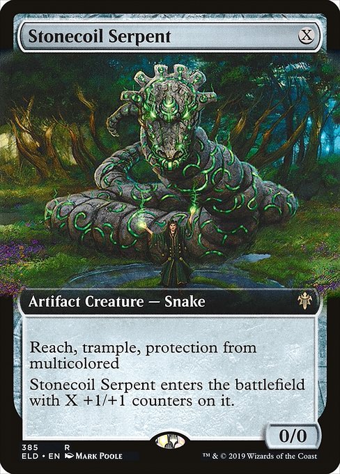 ELD: Stonecoil Serpent (Extended Art) (Foil)