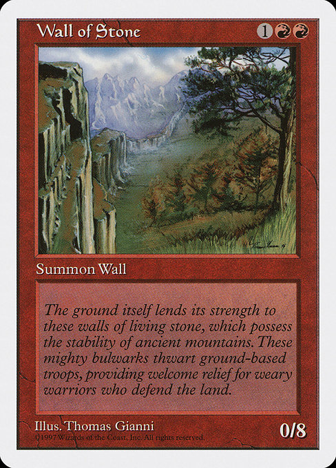 5ED: Wall of Stone