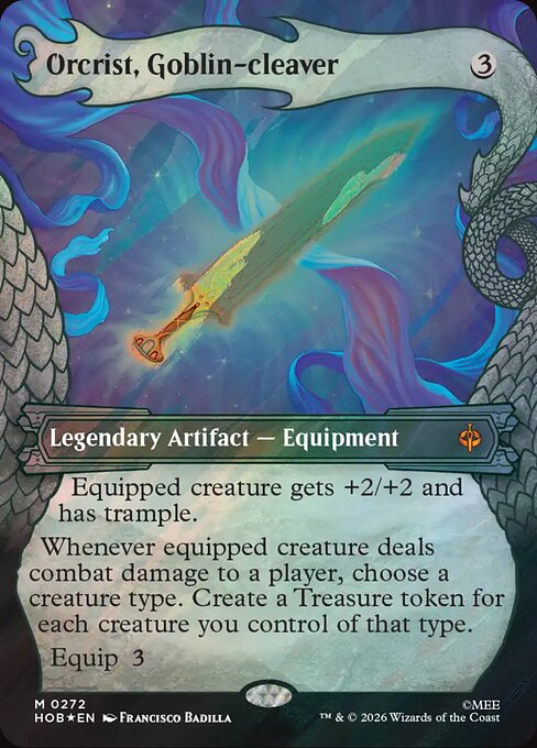 HOB: Orcrist, Goblin-cleaver (Showcase) (Surge Foil)
