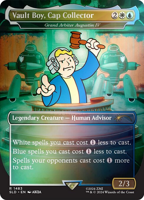 SLD: Vault Boy, Cap Collector - Grand Arbiter Augustin IV (Rainbow Foil)