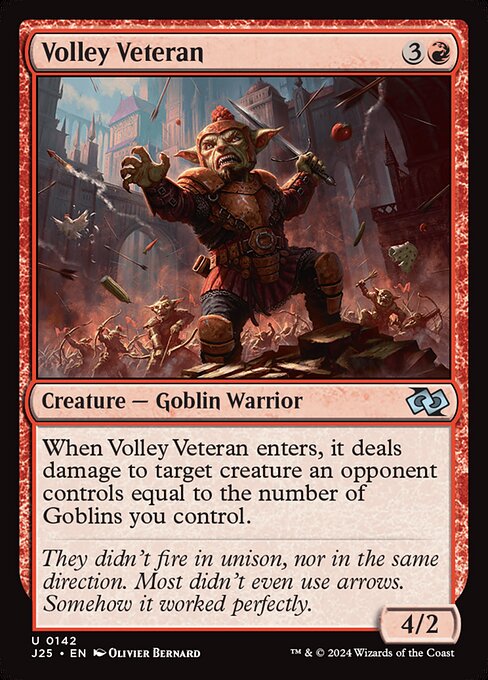 J25: Volley Veteran (Foil)