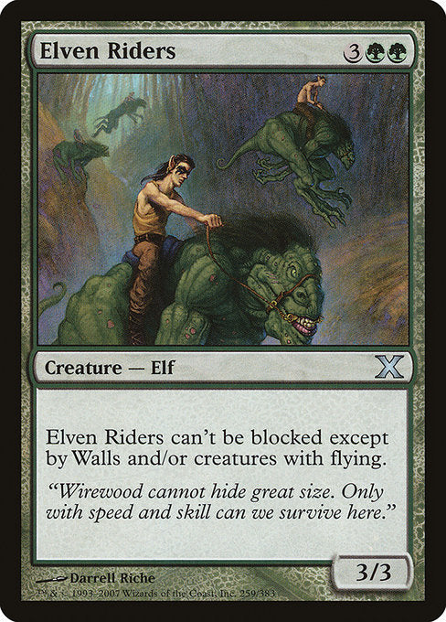 10E: Elven Riders (Foil)