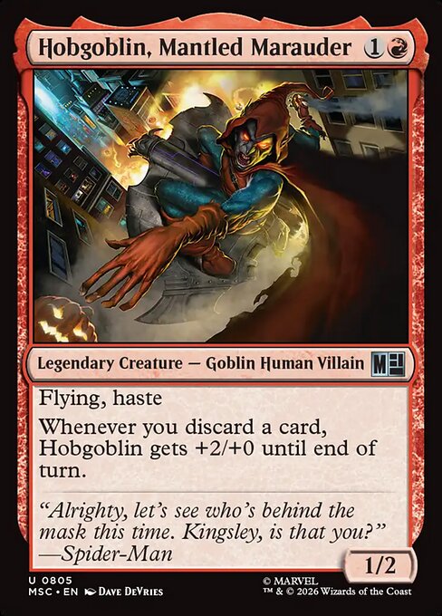 MSC: Hobgoblin, Mantled Marauder