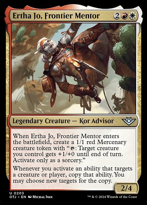 OTJ: Ertha Jo, Frontier Mentor