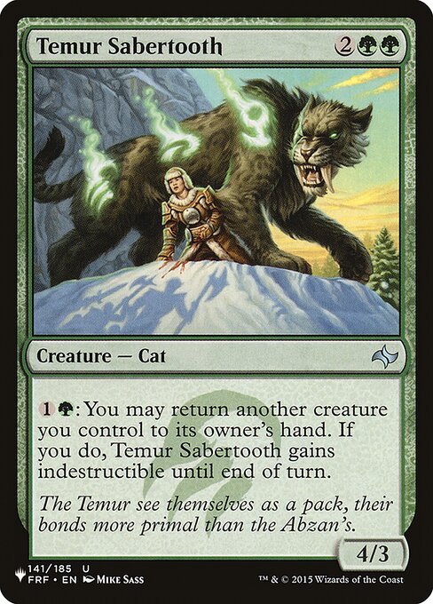 PLST: Temur Sabertooth