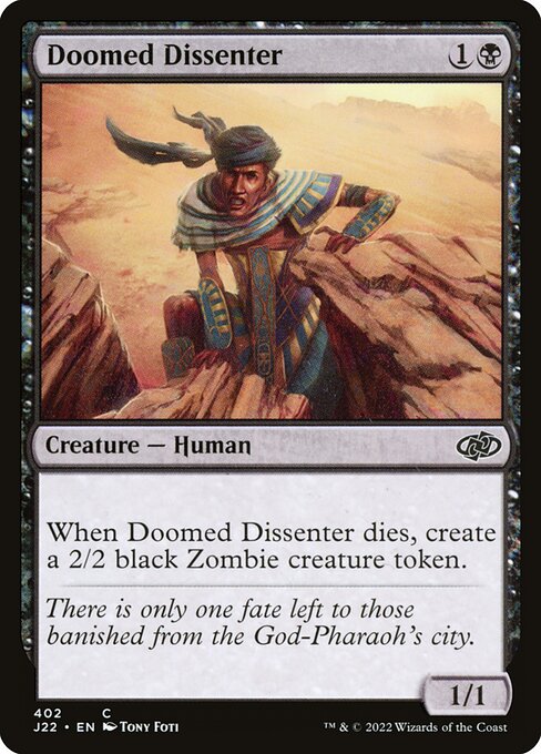J22: Doomed Dissenter