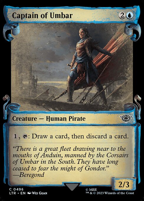 LTR: Captain of Umbar (Showcase Scrolls) (Foil)