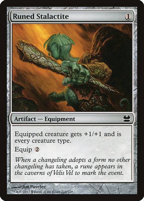 MMA: Runed Stalactite (Foil)