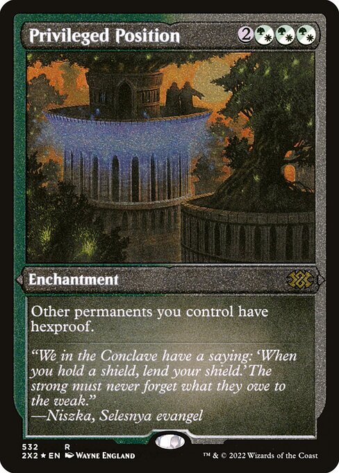 2X2: Privileged Position (Foil Etched)