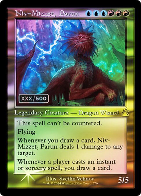 RVR: Niv-Mizzet, Parun (Retro Frame) (Serial Numbered) (Foil)