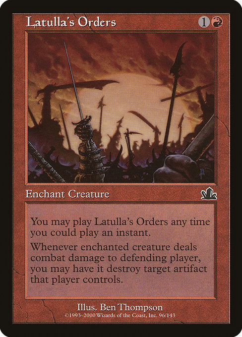 PCY: Latulla's Orders (Foil)