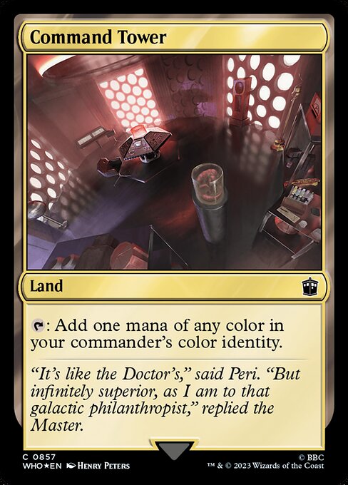WHO: Command Tower (0857) (Surge Foil)