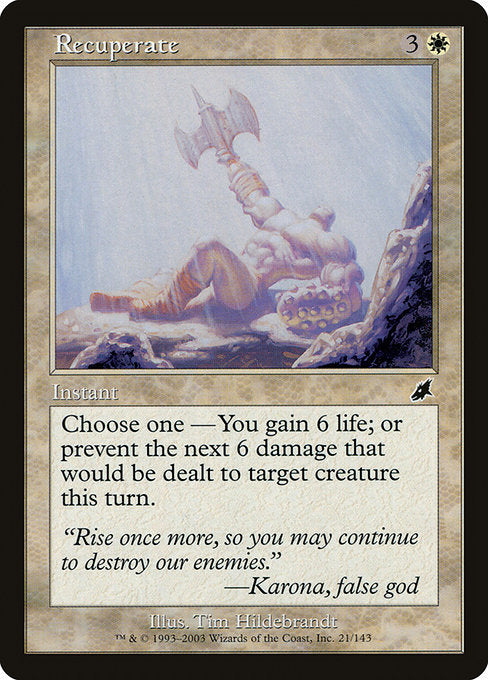 SCG: Recuperate