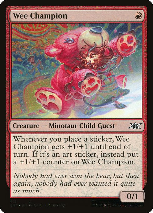 UNF: Wee Champion (Galaxy Foil)