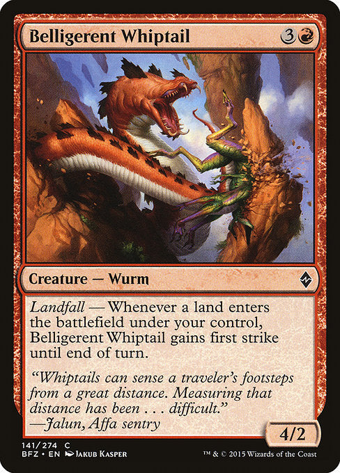 BFZ: Belligerent Whiptail (Foil)