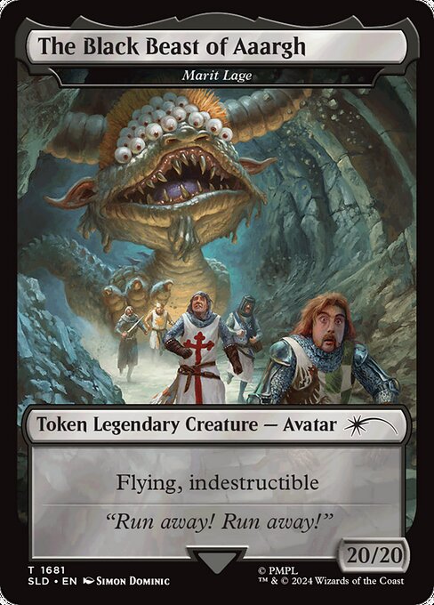 SLD: The Black Beast of Aaargh - Marit Lage Token (Foil)