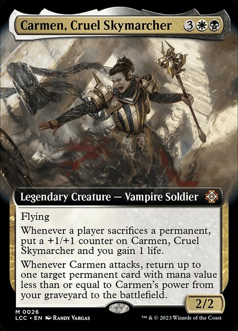 LCC: Carmen, Cruel Skymarcher (Extended Art) (Foil)