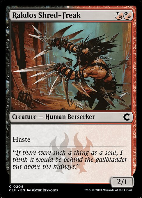 CLU: Rakdos Shred-Freak