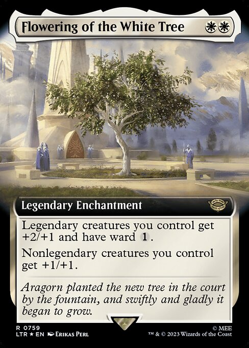 LTR: Flowering of the White Tree (Extended Art) (Surge Foil)