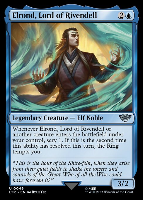 LTR: Elrond, Lord of Rivendell (Foil)