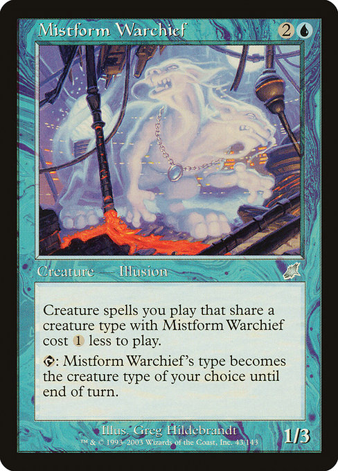 SCG: Mistform Warchief (Foil)