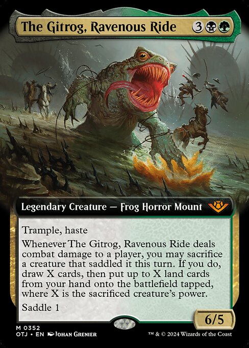 OTJ: The Gitrog, Ravenous Ride (Extended Art) (Foil)