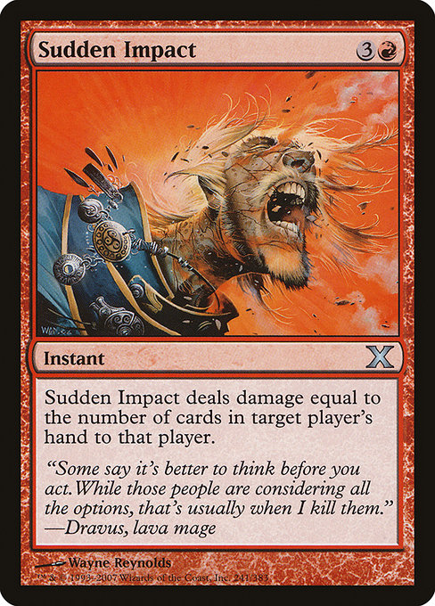 10E: Sudden Impact (Foil)