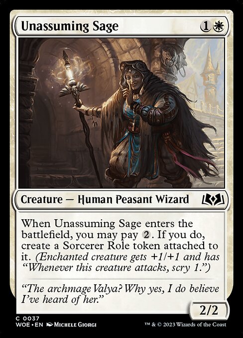 WOE: Unassuming Sage (Foil)