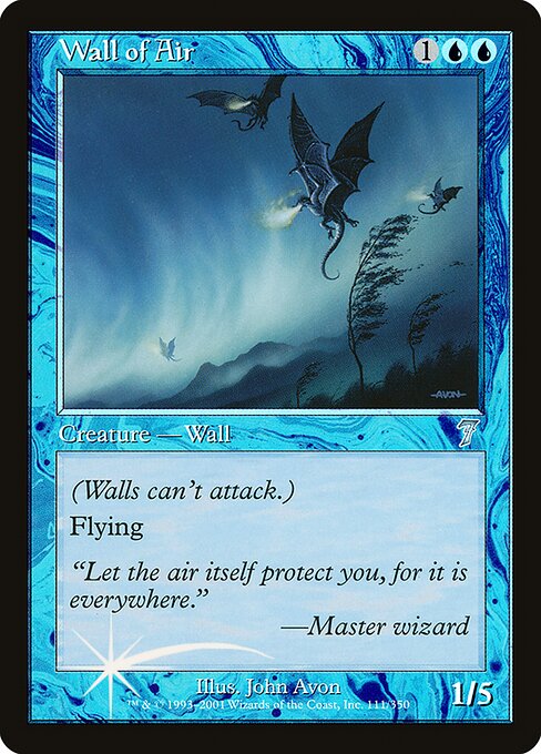 7ED: Wall of Air (Foil)
