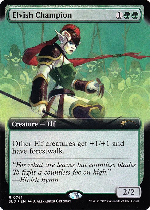 SLD: Elvish Champion (Extended Art) (Foil)