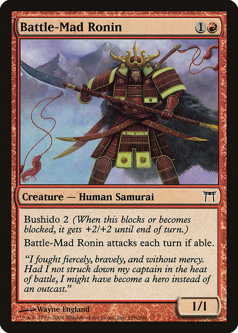 CHK: Battle-Mad Ronin (Foil)