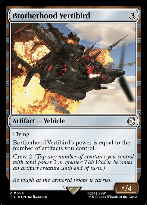 PIP: Brotherhood Vertibird (Surge Foil)